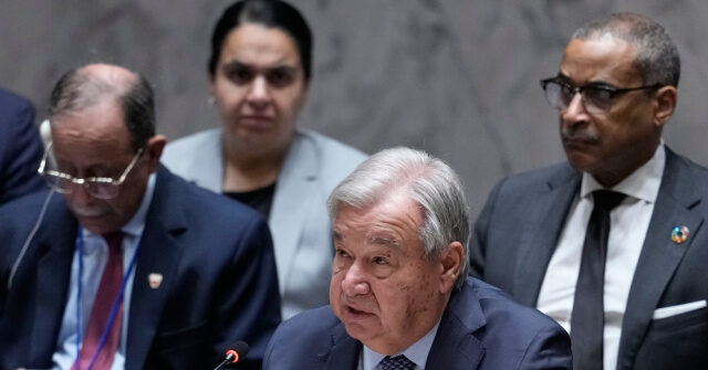 U.N. Secretary-General Calls for $1.3 Trillion Annually to Address 'Climate Crisis'