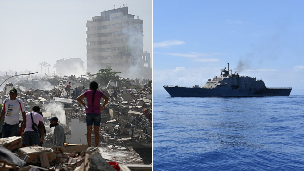 US promises $150M in assistance and sends Navy ships after earthquakes in Venezuela