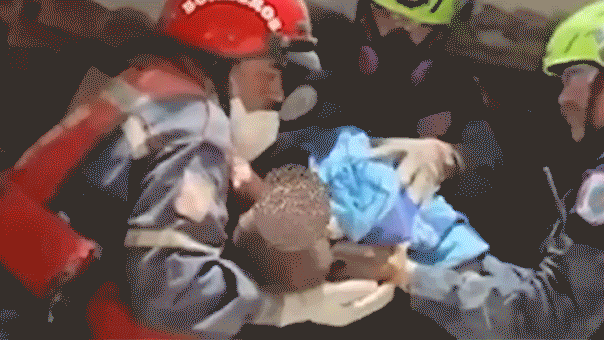 US rescue teams save baby from rubble of Venezuela earthquake