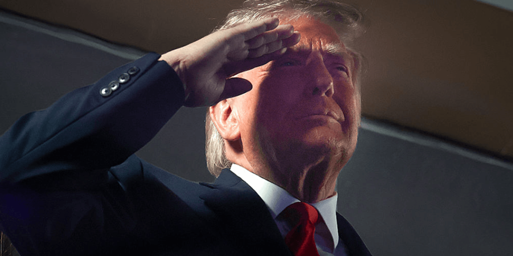 "USA!" chants resonate in Madison Square Garden during Trump's appearance at the NBA Finals.
