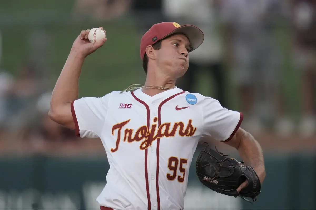 USC baseball struggles in Super Regional, leading to a crucial Game 3.
