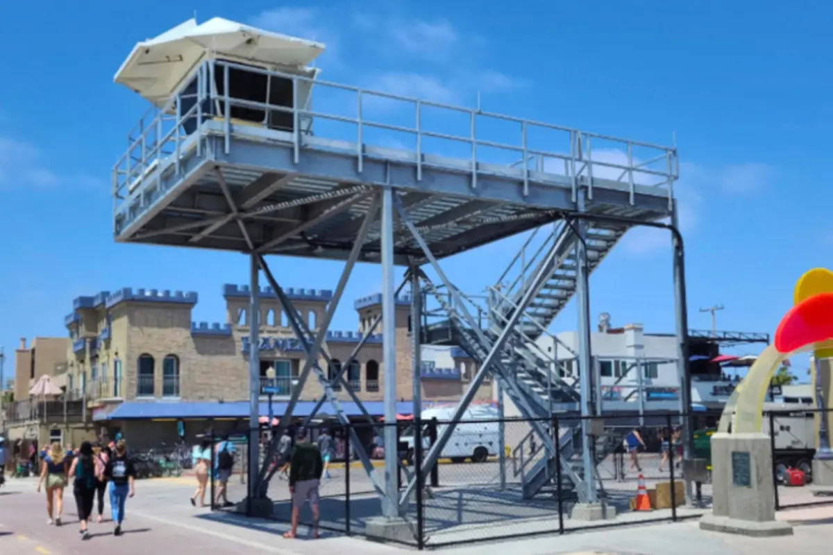 Unusual lifeguard tower in San Diego opens at a cost of $2.5 million
