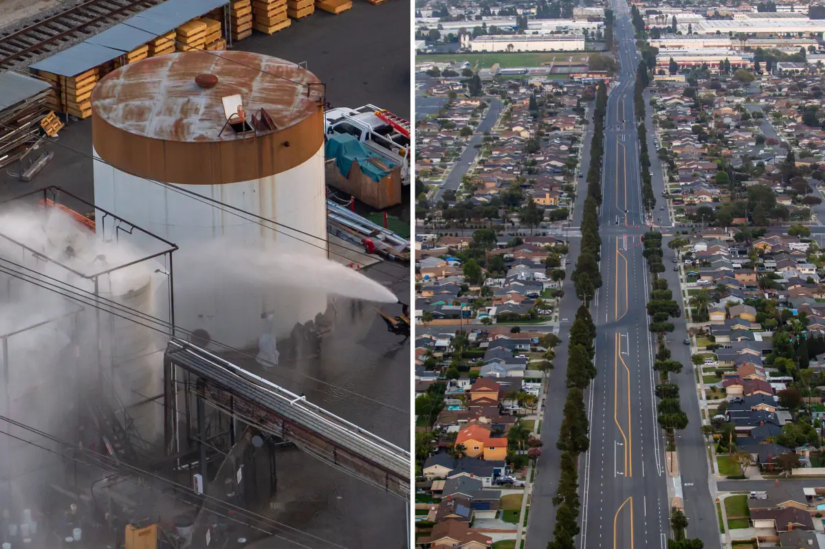 Unusual odor lingers in Orange County near chemical storage tank