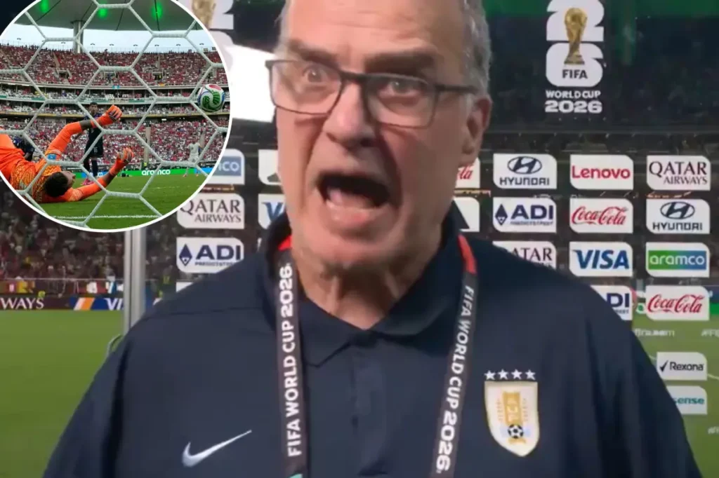 Uruguay coach yells at reporter following World Cup exit