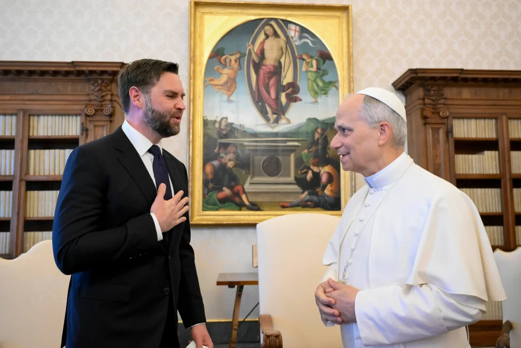Vice President JD Vance shares his experience of joining the Catholic church.