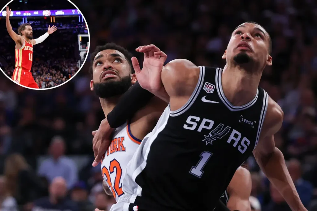 Victor Wembanyama is aware of his position on the Knicks' list of rivals.