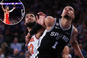 Victor Wembanyama is aware of his position on the Knicks' list of rivals.