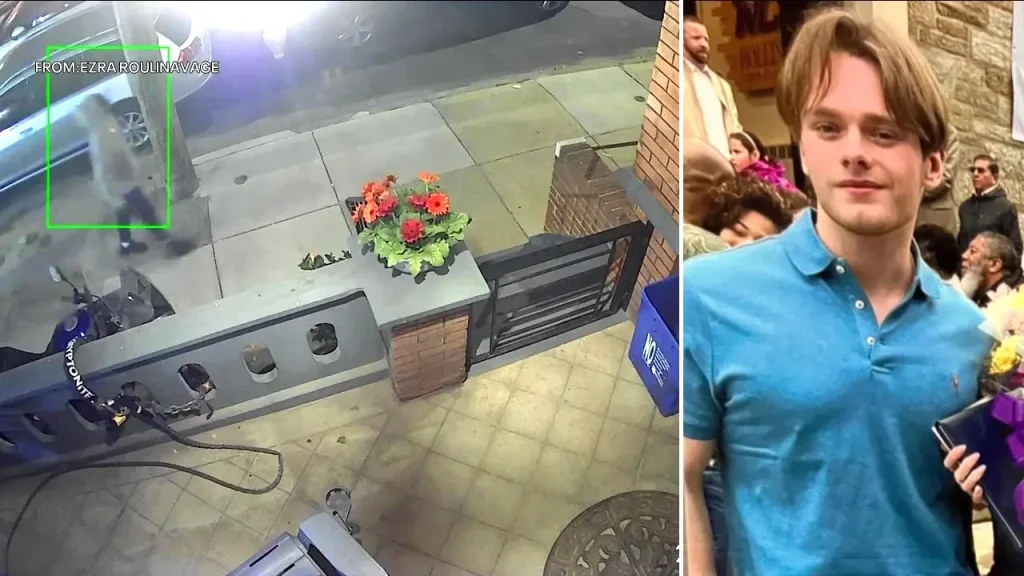 Video footage shows the fatal shooting of a Penn State student in Philadelphia.