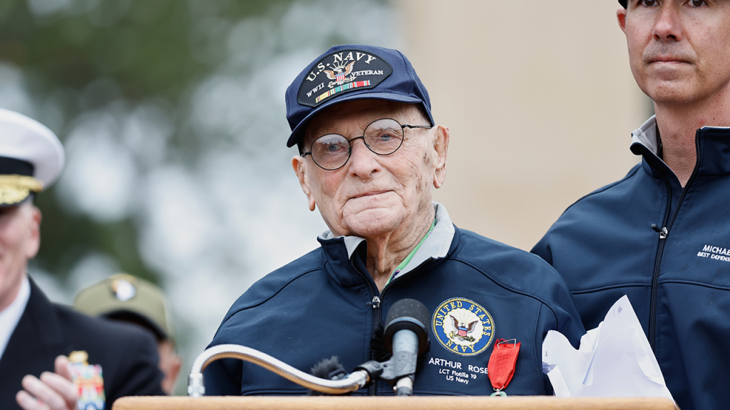 WWII veteran shares D-Day letter at Normandy 82nd anniversary event