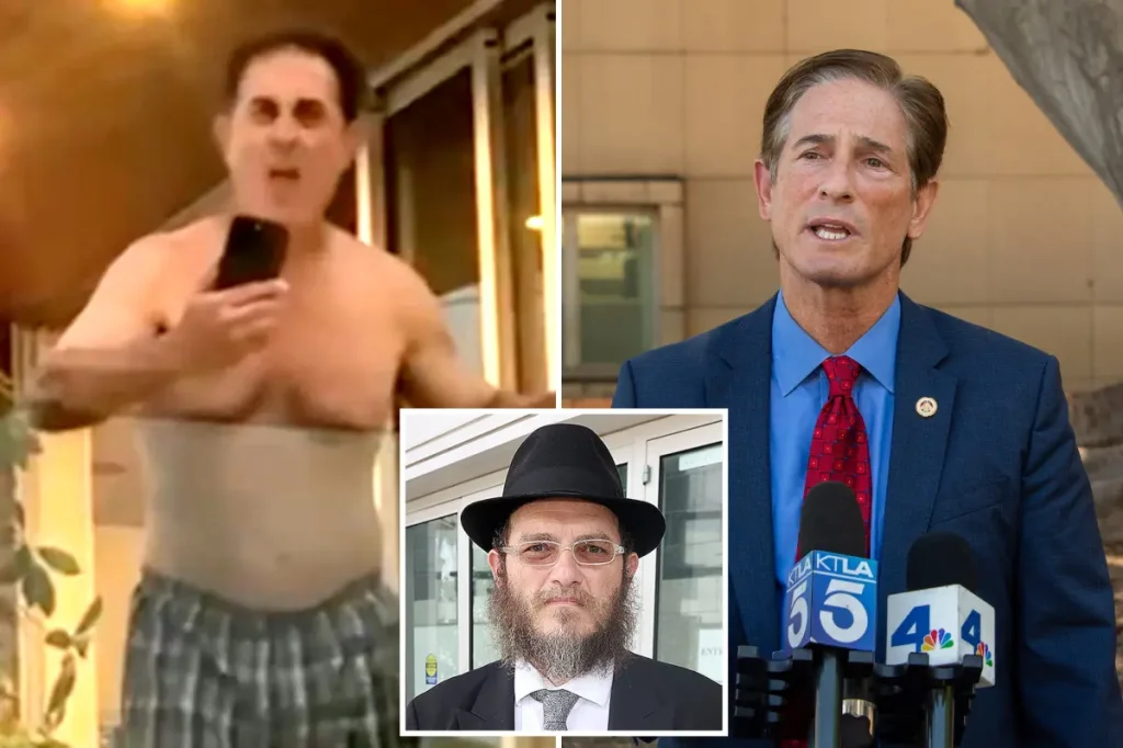 Wealthy raisin heir tries to escape court for antisemitic attack by flooding his cell