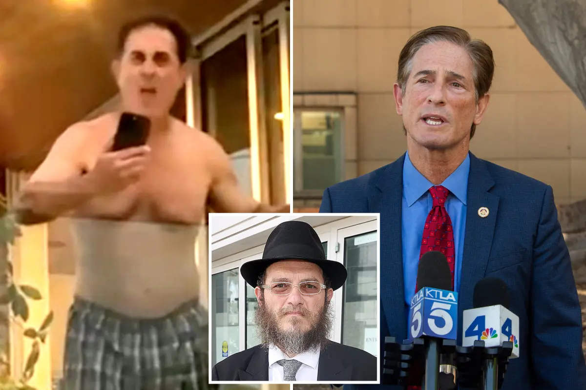 Wealthy raisin heir tries to escape court for antisemitic attack by flooding his cell