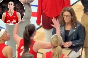 What caused the explosive moment between Caitlin Clark and Fever coach Stephanie White?