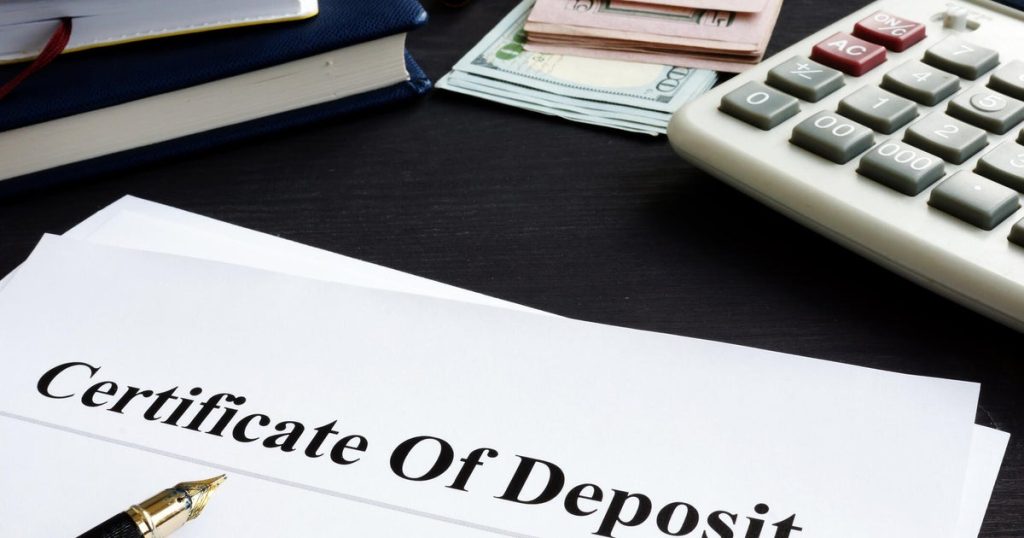 What interest can a $20,000 long-term CD account earn if it's opened now?