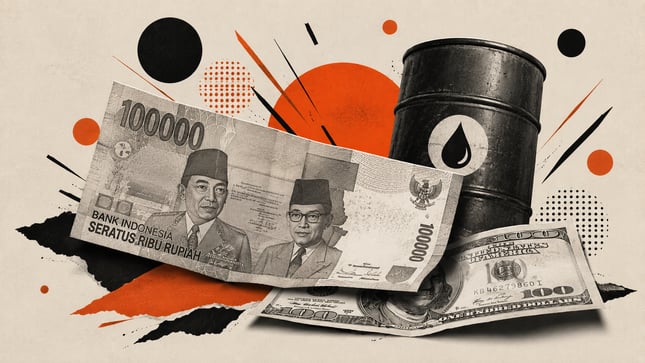 What is causing the Indonesian Rupiah to reach record lows despite being significantly undervalued?