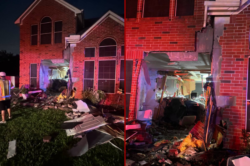 Woman dies after Tesla reportedly in autopilot crashes into house in Texas