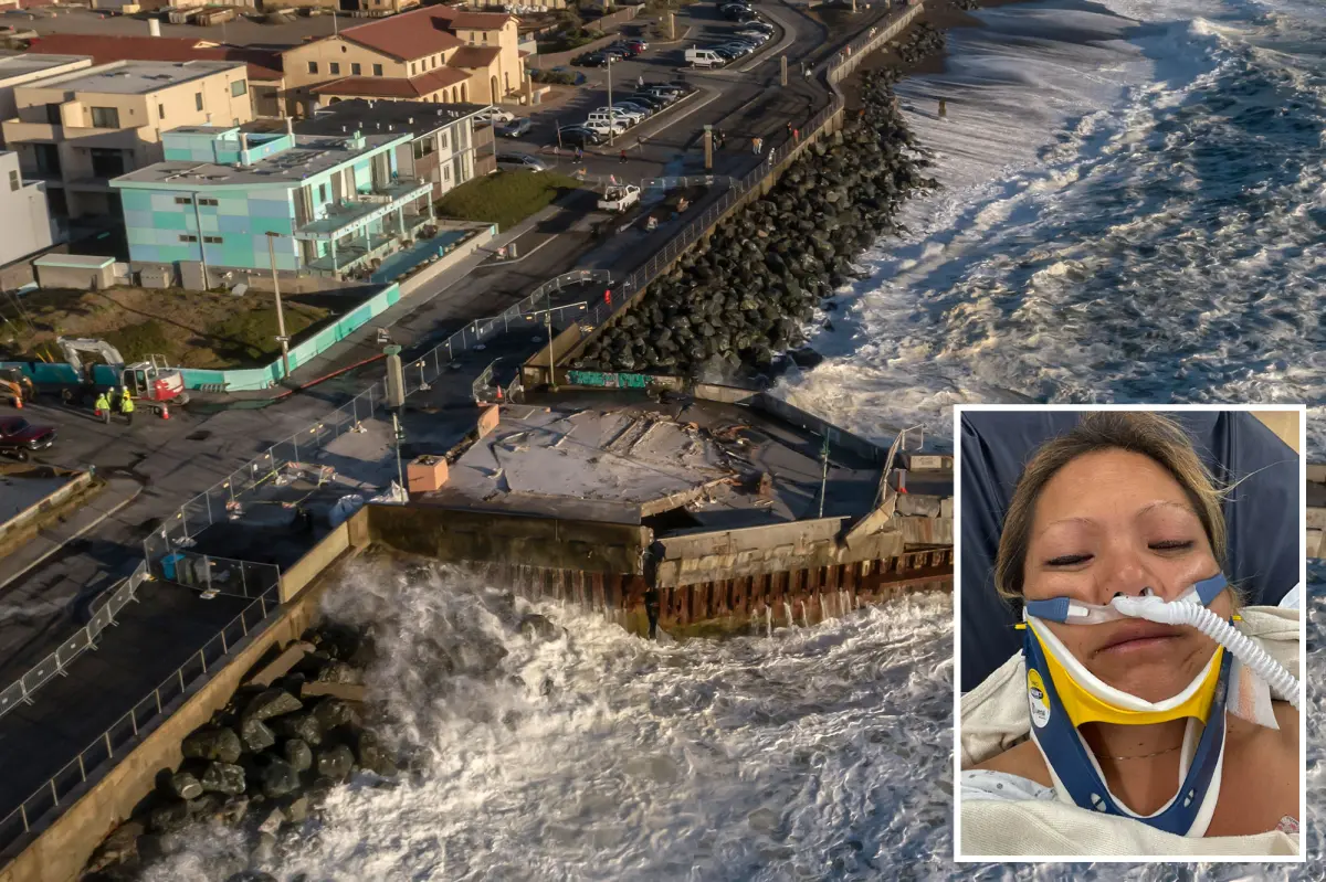 Woman in California pulled into the sea by powerful 'sneaker wave'