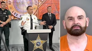 Woman in Florida leaps from balcony to flee an alleged three-week kidnapping.