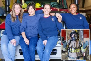 Women in prison prepare to fight wildfires at a California facility