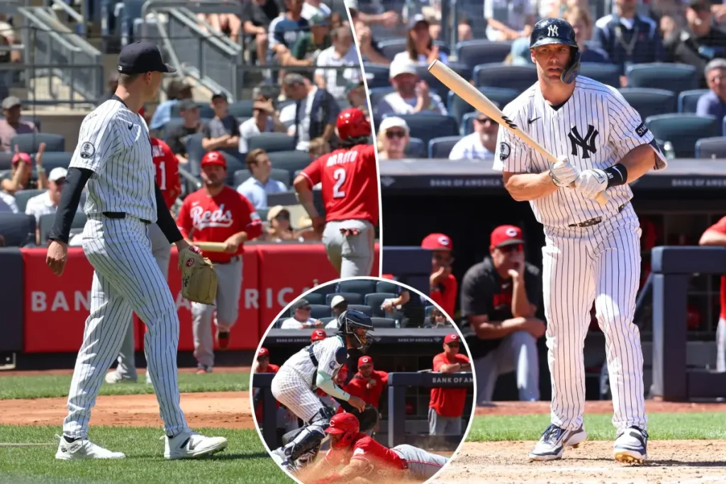 Yankees fail to hit, Will Warren struggles in messy defeat against Reds