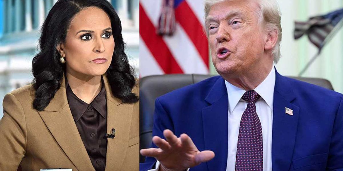 "You're either dishonest or foolish": Trump attacks Kristen Welker and damages the 'Meet the Press' microphone