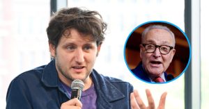 Zach Woods from 'Veep' describes Chuck Schumer as a 'rat f**k who runs a room full of robots'