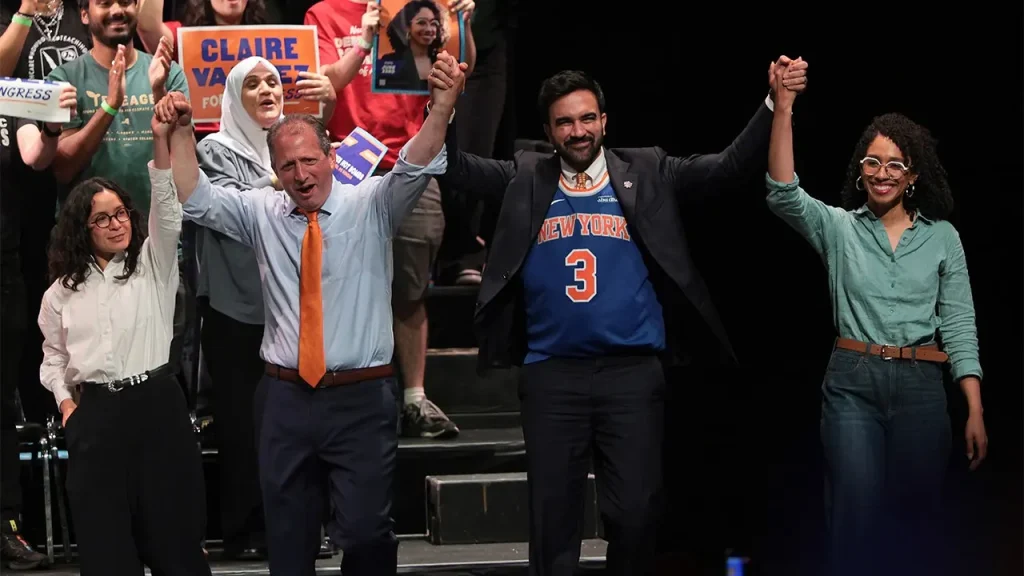 Zohran Mamdani drives a socialist movement pushing the Democratic Party to the left