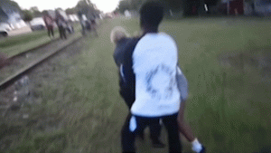 911 calls from North Charleston show armed teenagers and gunfire at a block party.