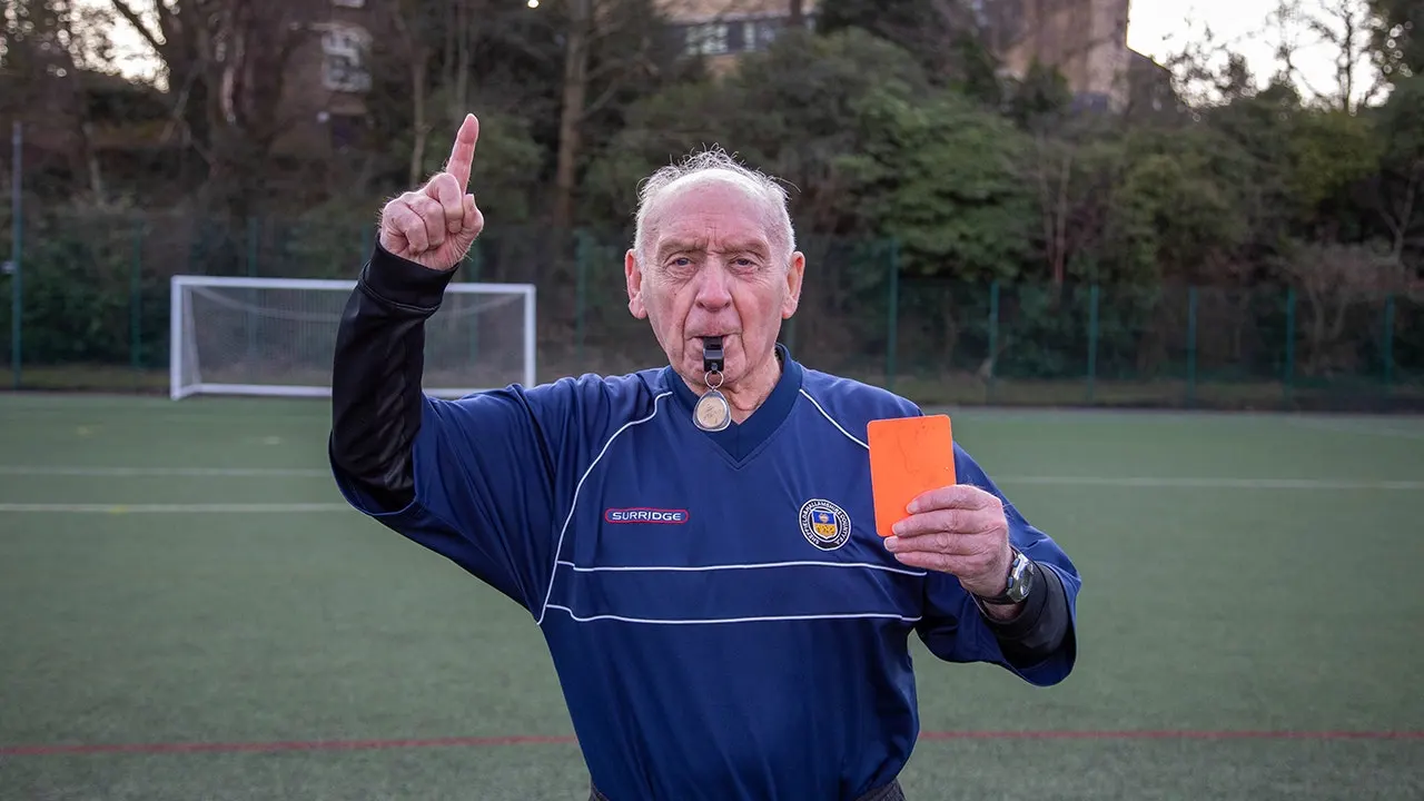 93-year-old soccer referee attributes his matchday energy to porridge