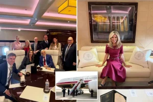 A look inside the new Air Force One: Trump's Qatari jet includes massage chairs, Apple TV, and gold accents