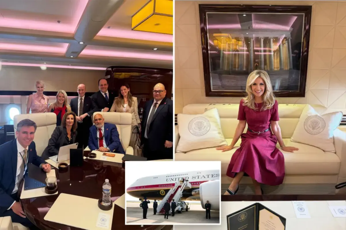 A look inside the new Air Force One: Trump's Qatari jet includes massage chairs, Apple TV, and gold accents