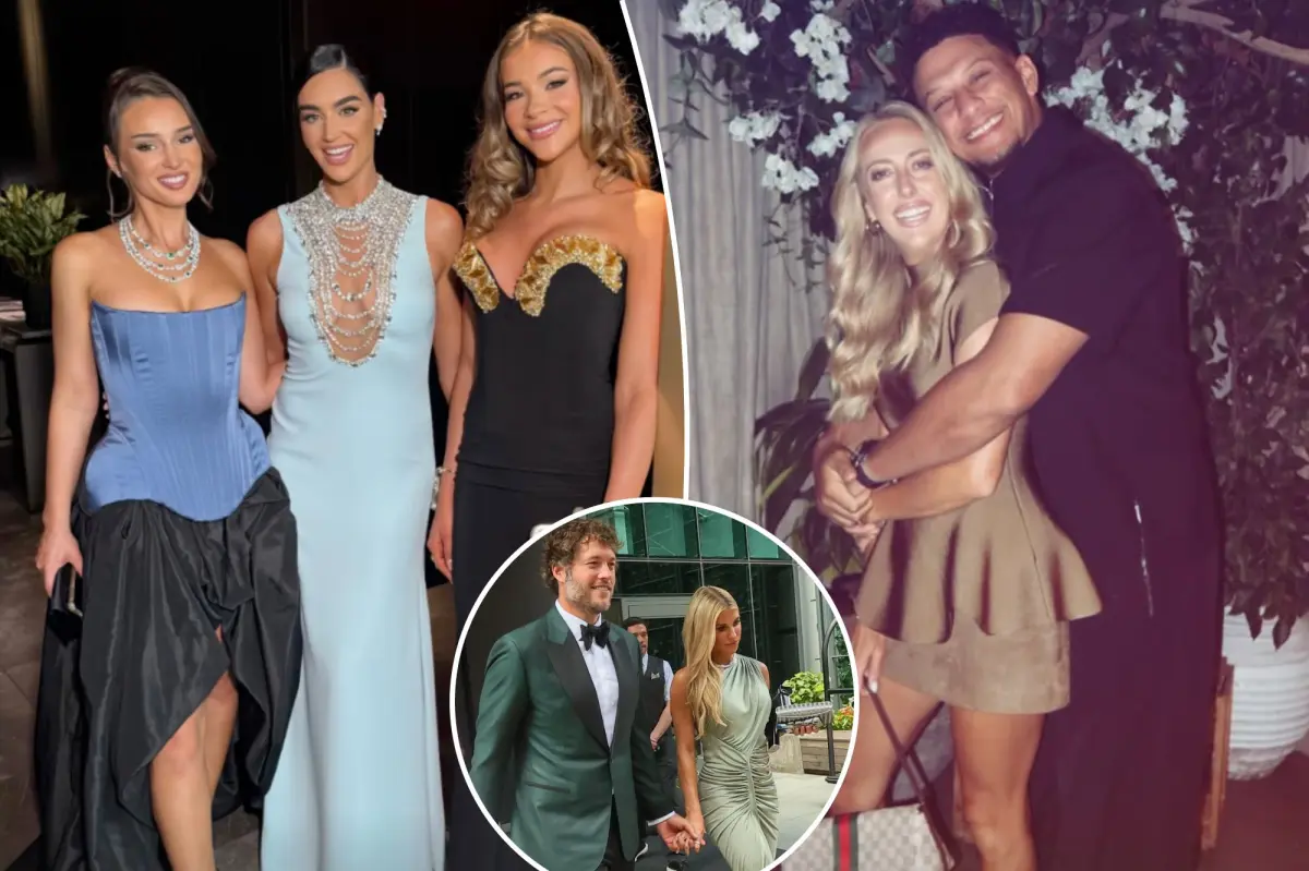 All the NFL partners seen at Taylor Swift and Travis Kelce's wedding