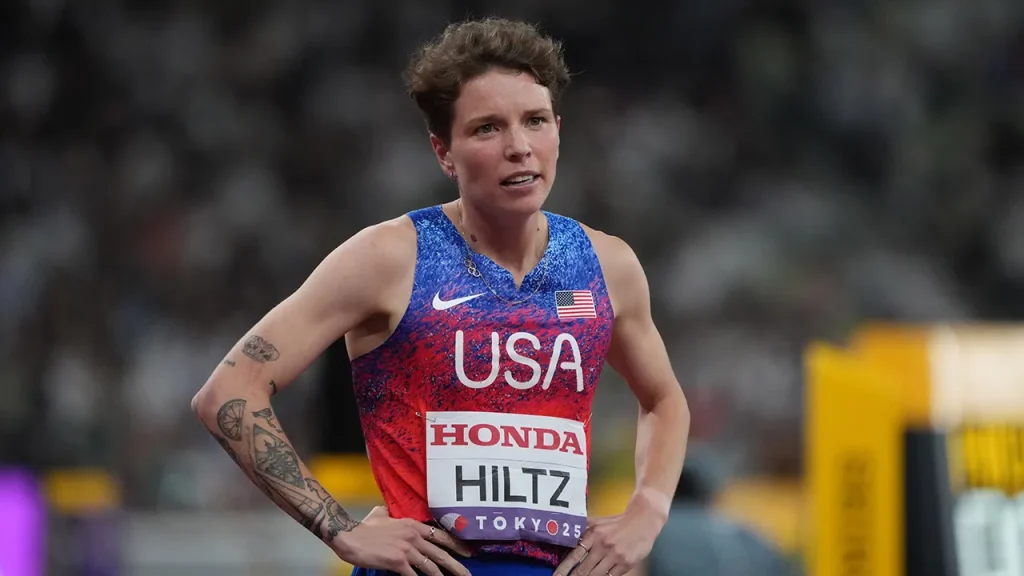 American Olympic runner Nikki Hiltz, who identifies as nonbinary, responds to Supreme Court decision