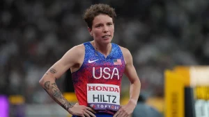 American Olympic runner Nikki Hiltz, who identifies as nonbinary, responds to Supreme Court decision