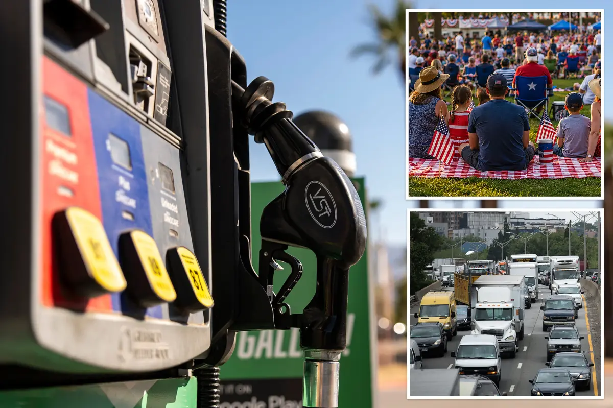 Americans are traveling in record amounts for July Fourth despite the high cost of gas.