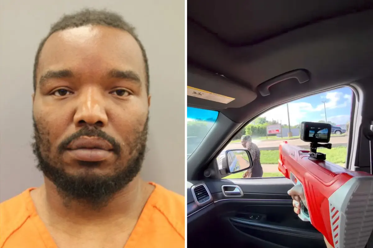 Aspiring influencer caught shooting homeless people asleep with a powerful water gun