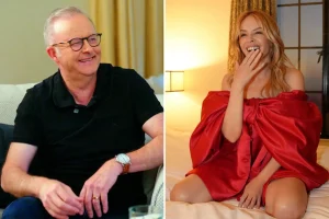Australian PM Anthony Albanese addresses backlash after making sexual remark about Kylie Minogue.