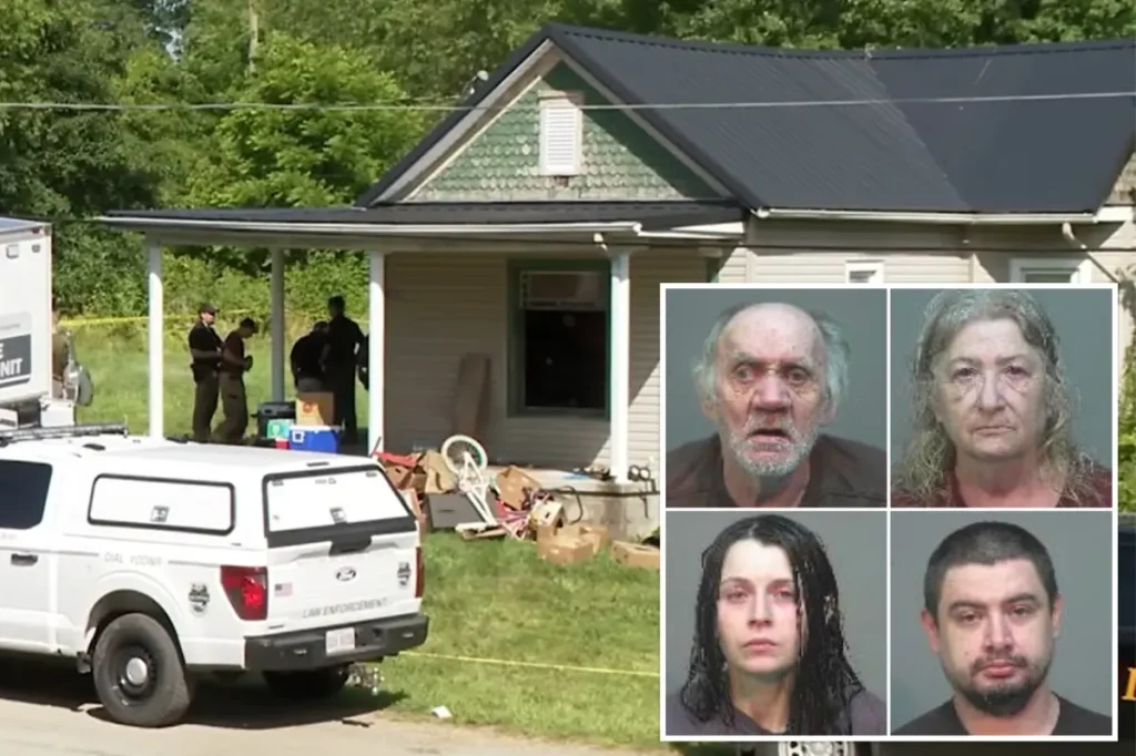 Authorities were unaware that 16 children were living in a house of horrors filled with waste until an unrelated warrant was issued.