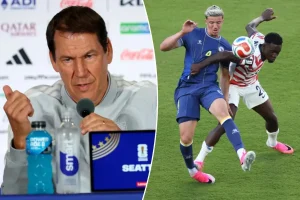 Belgium coach refers to FIFA's decision on Folarin Balogun as an 'April Fools' prank