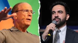 BlackRock's CEO Larry Fink expresses concern for New York City with Zohran Mamdani in charge.