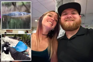 Brittany Clark's boyfriend believed she was joking during the deadly alligator attack that seemed to last endlessly.