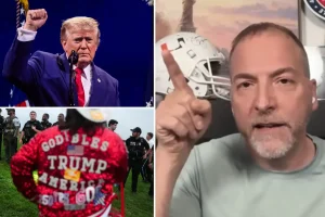 Chuck Todd expresses anger that Trump turned the nation's birthday into a celebration of himself.