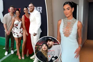 Claire Kittle reveals Kristin Juszczyk helped her avoid a wardrobe mishap before the Taylor Swift wedding