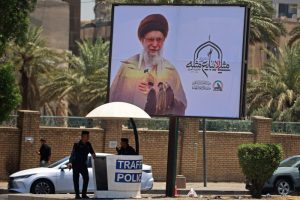 Clerics in Iran get ready to conduct funeral services for the deceased Ayatollah