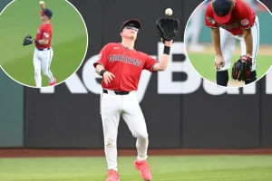 Cooper Ingle forgets there are outs and throws the ball into the stands