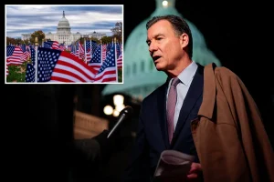 Democrats need to rid themselves of the unpatriotic image, according to Tom Suozzi.