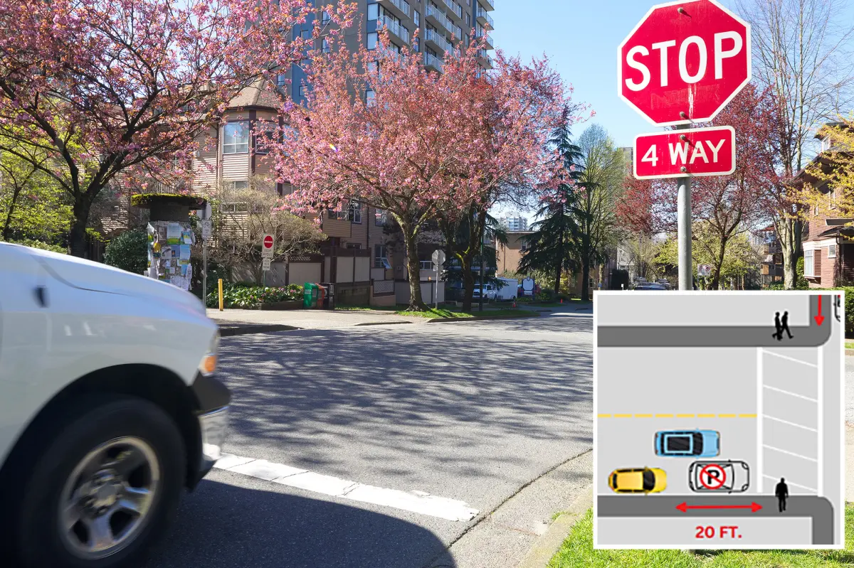 Drivers being ticketed for violating "daylighting" laws