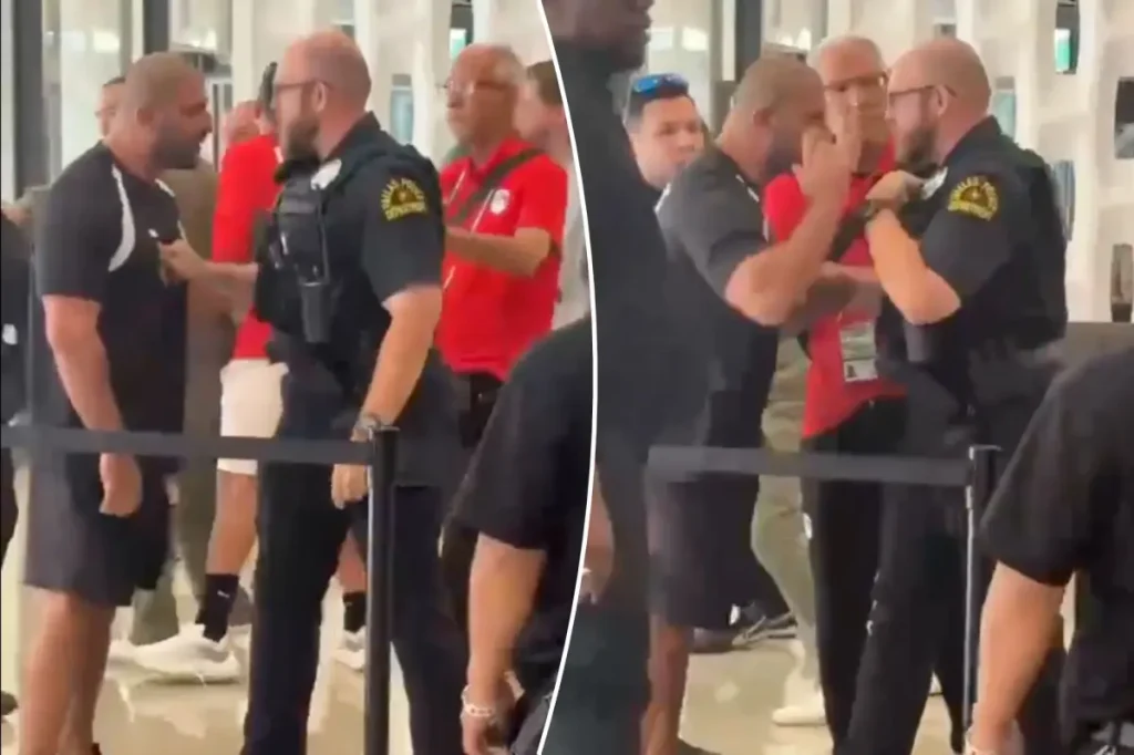 Egypt World Cup workers confront Dallas police in chaotic incident