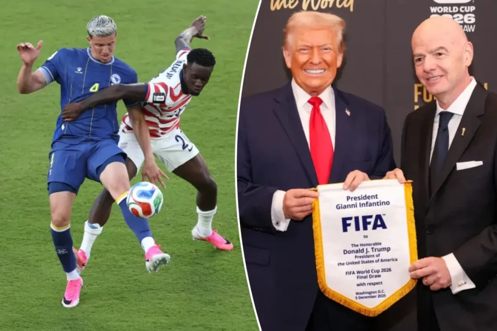 FIFA president responds to Trump and speaks on Folarin Balogun's situation