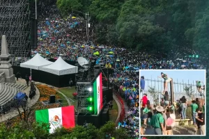 Fan Fest in Mexico ended with fans being pepper sprayed by the police.