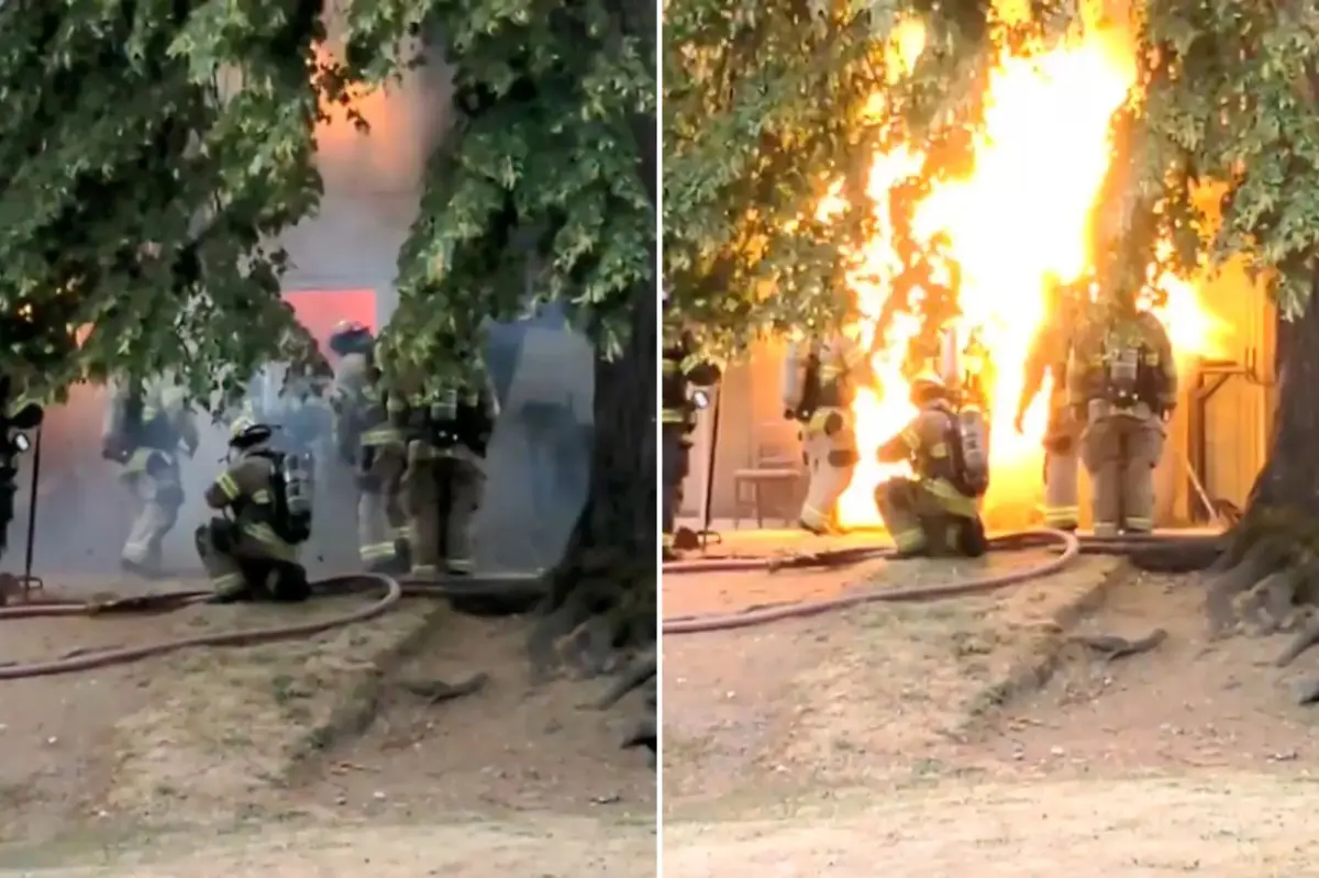 Firefighters in Washington State fight apartment fire and explosion in Tacoma